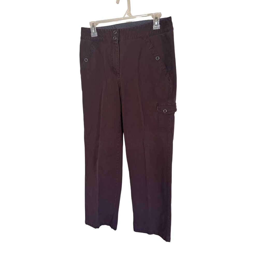 L.L. Bean brown straight leg pants size 10 regular